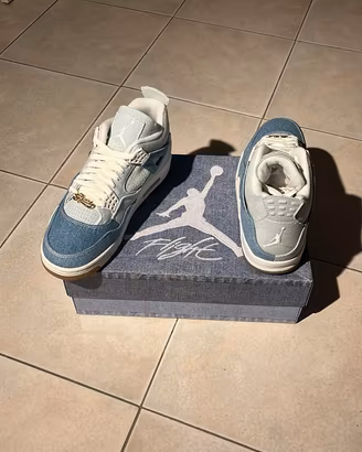 Air Jordan 4 Retro Tex Denim Worn Blue