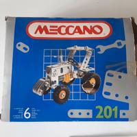 meccano 201 trattore cabinato modellino in metallo