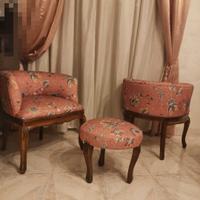 POLTRONE ORIGINALI VINTAGE ANNI 50 RESTAURATE 