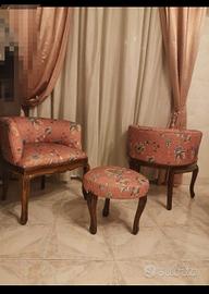 POLTRONE ORIGINALI VINTAGE ANNI 50 RESTAURATE 