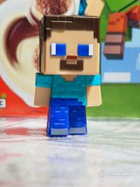 Statuetta Steve Minecraft Kinder Joy 