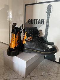 Dr. Martens limited fiamme teschio tg 38