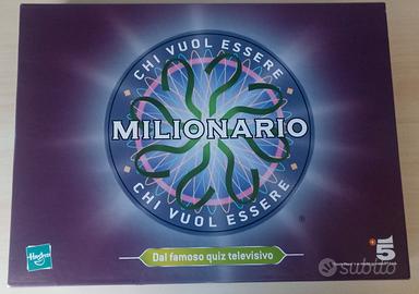 Gioco in scatola Chi vuole essere milionario 