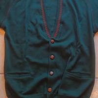 Cardigan Uomo Vintage Verde - Made in Italy