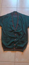 Cardigan Uomo Vintage Verde - Made in Italy