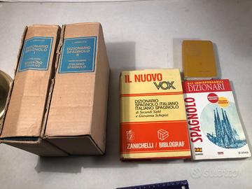 Lotto 4 Dizionari Spagnolo-Italiano, Spa-Inglese