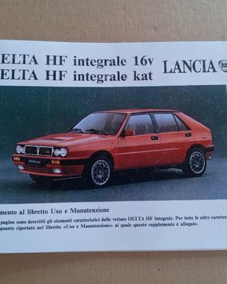 Lancia Delta HF Integrale 16v Supplemento USO MAN