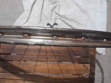 Ruota e manubrio in ferro anni 20/30 e giroruota