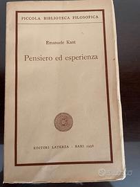 Kant E. - Pensiero ed esperienza [1956] Laterza