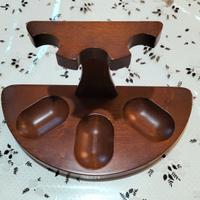 Rastrelliera portapipe in legno