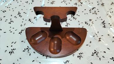 Rastrelliera portapipe in legno