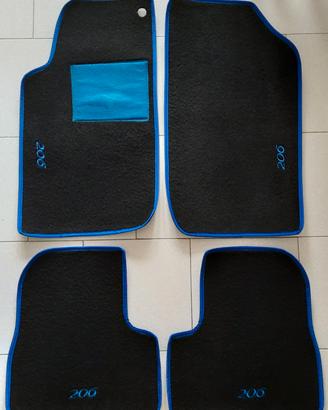 set tappetini Peugeot 206