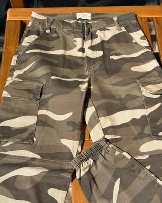 Pantaloni militari donna a vita alta!