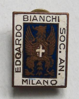 Edoardo Bianchi Milano distintivo biciclette ma319