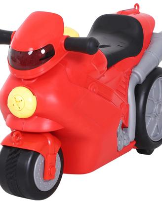 Moto rossa cavalcabile