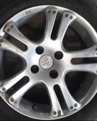 3 Cerchi MILLEMIGLIA 4 X 100 per Renault