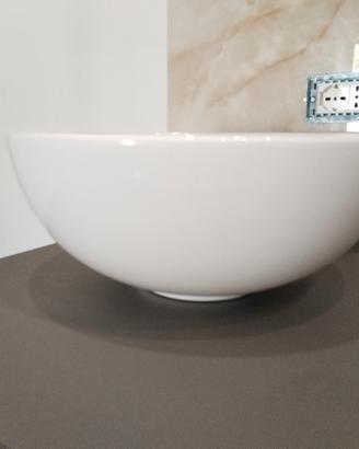 Lavabo d'appoggio tondo 36cm