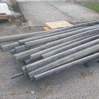 Tubo in polietilene ad alta densità.