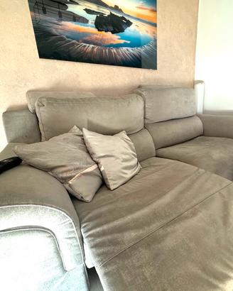 Divano Poltrone e Sofà 4 posti. Recliner elttrico