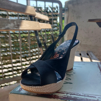 Zeppe intrecciate nere