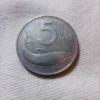 Moneta da 5 Lire 1956