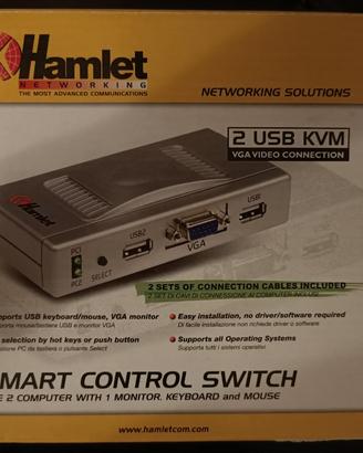 Switch 2 pc 1 monitor tastiera e mouse
