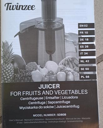 centrifuga frutta e verdura