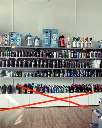 Pannello dogato per arredo negozio con accessori