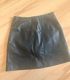 Gonna in eco pelle H&M