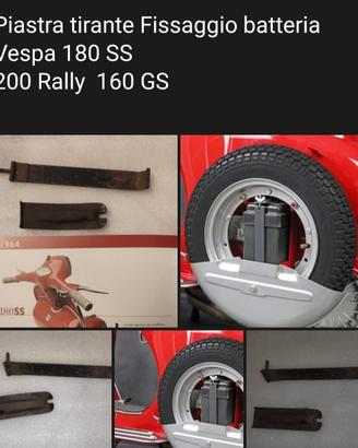 vespa 180 SS PIASTRA TIRANTE BATTERIA 