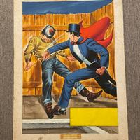 Tavola Mandrake d'autore Mario Caria vintage