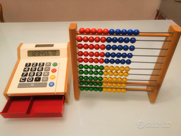 Abaco, Lavagna, giochi in legno e magnetici