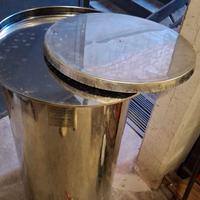 botte di acciaio per alimenti