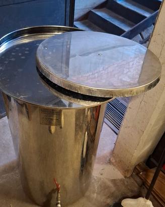 botte di acciaio per alimenti