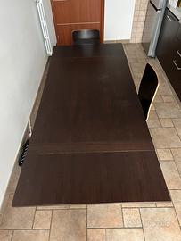 Tavolo allungabile e 6 sedie