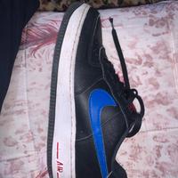 Nike Air force 1 low nero/blu