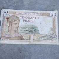 Banconote anni 20-30 francesi