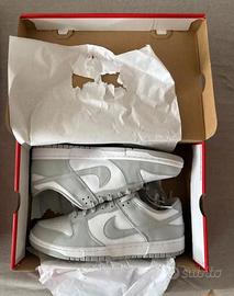 Nike Dunk Low Grigio e Bianco 39 Nuove