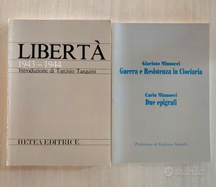 2 Libri Antifascismo e Resistenza Lazio/ Ciociaria
