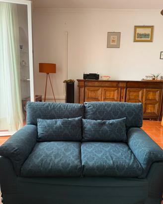 Coppia Divani Artigianali (3+2 posti) + 5 cuscini