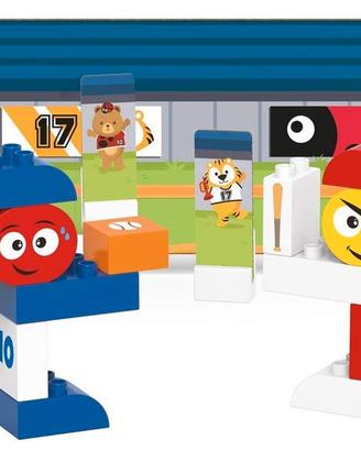 Set Gioco Baseball 18 Blocchi 9 Carte costruzioni
