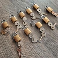 Mini Lucchetti con chiavi (10 pz)