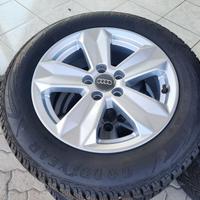 cerchi in lega da 15" audi+4 gomme da neve nuove