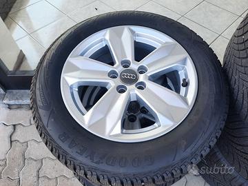 cerchi in lega da 15" audi+4 gomme da neve nuove