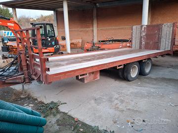 Rimorchio Pianale 2 assi freni aria