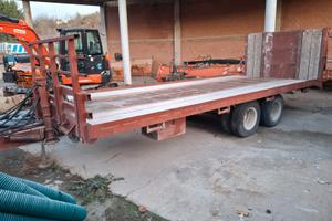 Rimorchio Pianale 2 assi freni aria