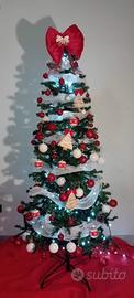 albero di natale 210cm slim linea felicia 