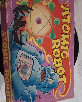 gioco in scatola  anni 70 atomic robot