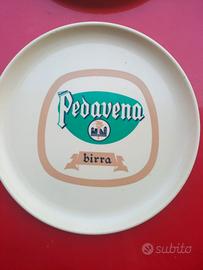 Vassoio vintage Birra Pedavena Cm 28 