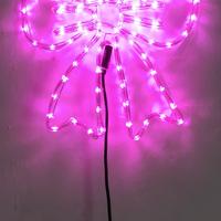 Insegna Neon LED a forma di Fiocco Rosa